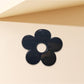 Beau - Chic Glossy Flower Shape Plastic Claw Clip