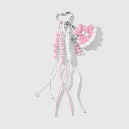 Keypus - Sweet Dress and Bear Design Keychain