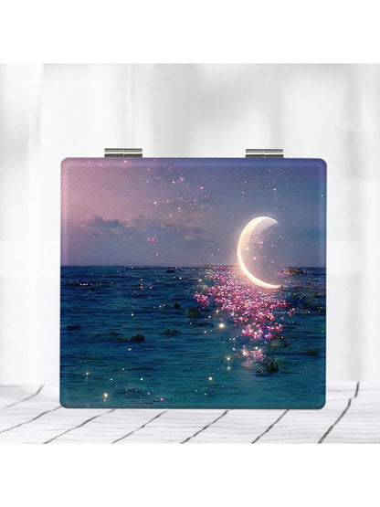 Mirroray - Decorative Starry Sea Portable Pocket Mirror