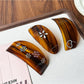 Beau - Acetate Gradient Brown Hair Clip