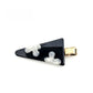 Beau - Glossy Acetate Floral Triangle Hair Clip