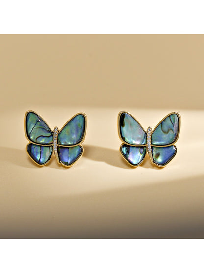 Earedge - Fashionable Butterfly-Shaped Stud Earrings