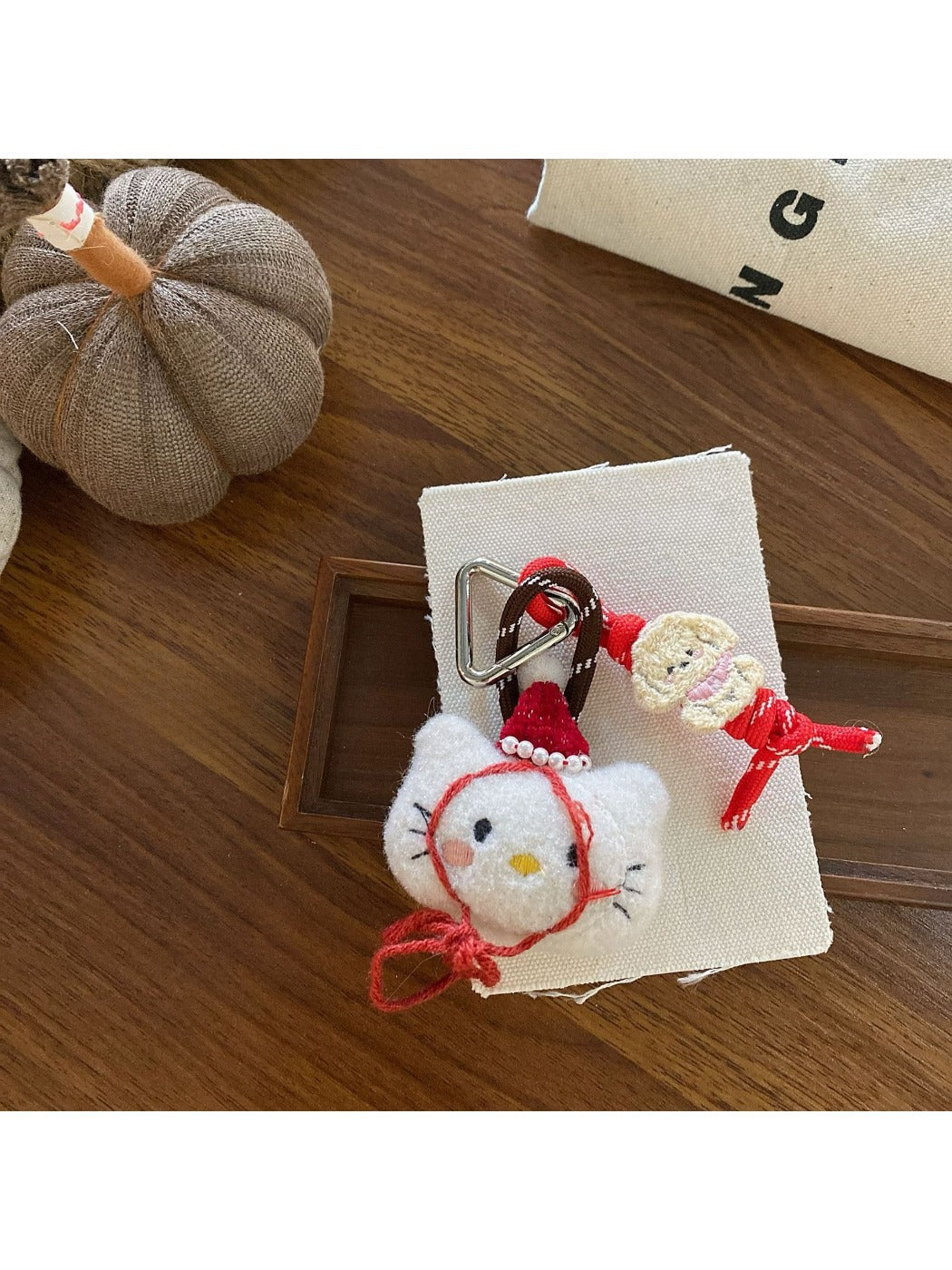 Keypus - Red Lanyard Cartoon Bag Charm