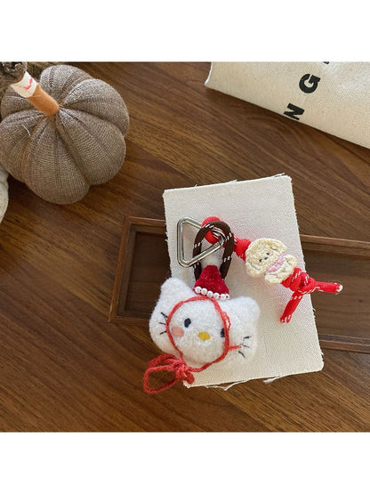 Keypus - Red Lanyard Cartoon Bag Charm