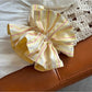 Gifty - Double Sided Pink Yellow Striped Scrunchies