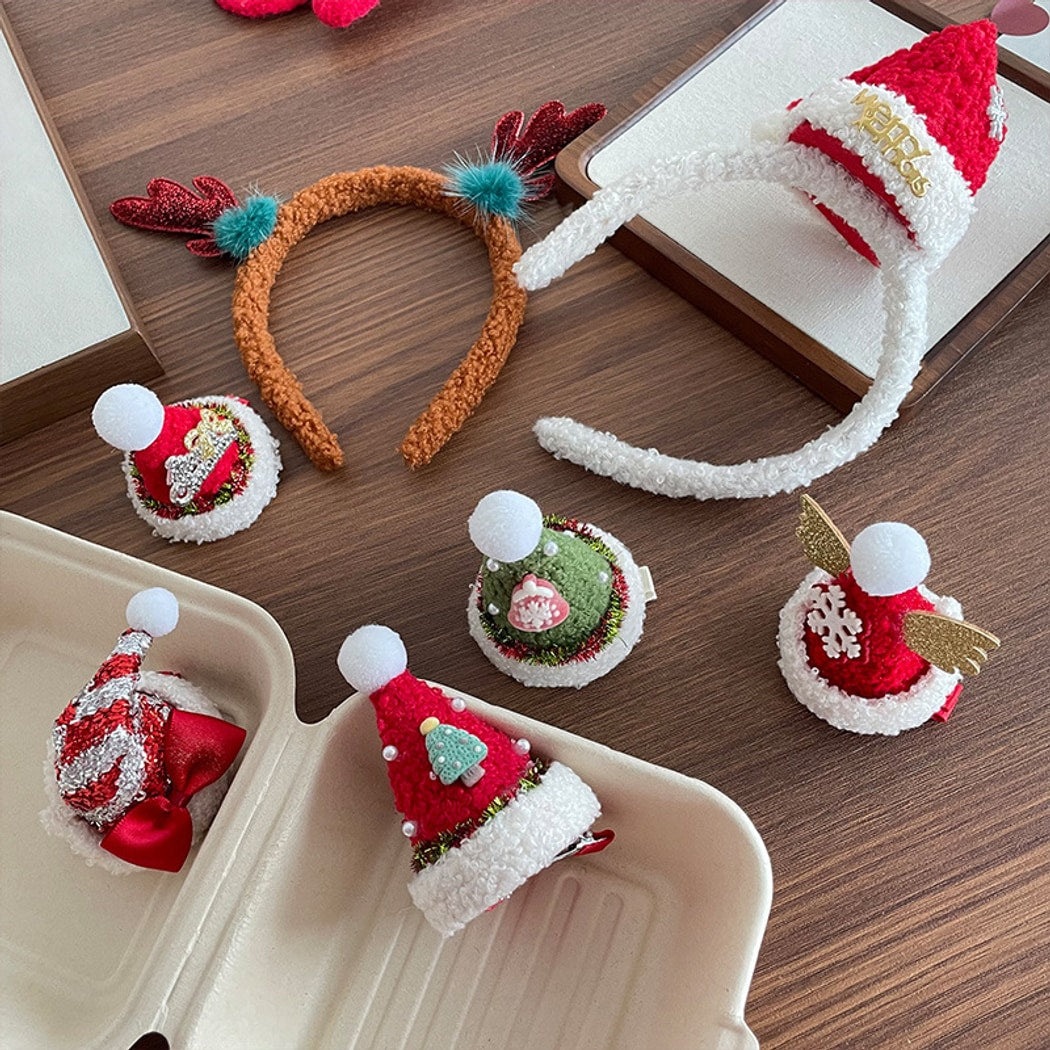 Gifty - Christmas Hat Reindeer Antler Hair Accessories