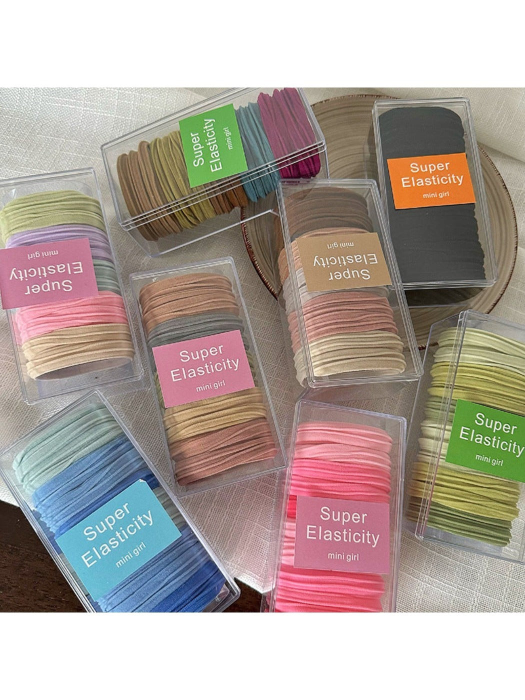 Gifty - 10PCS Elastic Hair Tie Set
