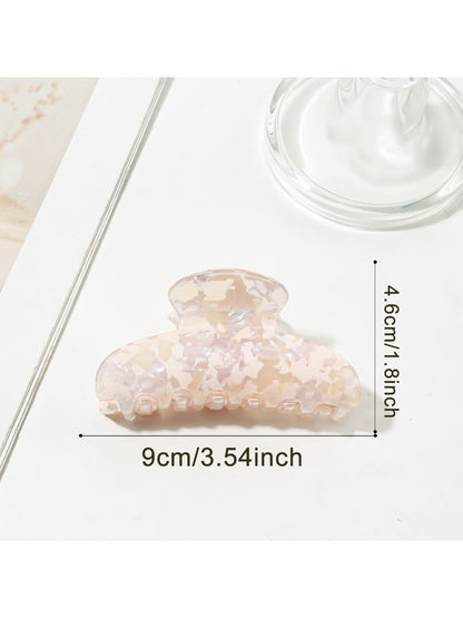 Beau - Textured Half Circle Hair Claw Clip