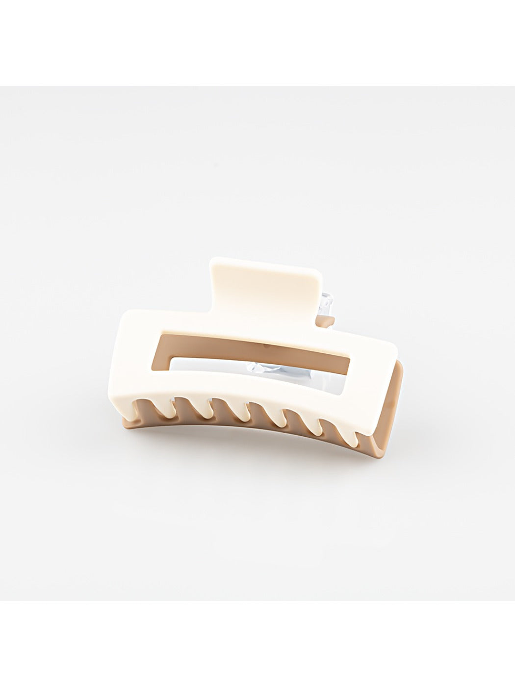 Beau - Two Tone Square Openwork Claw Clip