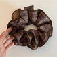 Gifty - Vintage Four Layer Plaid Scrunchie