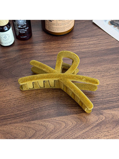 Beau - Elegant Velvet Hair Claw Clip Large