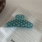 Beau - Glitter Star Pattern Acrylic Arc Claw Clip