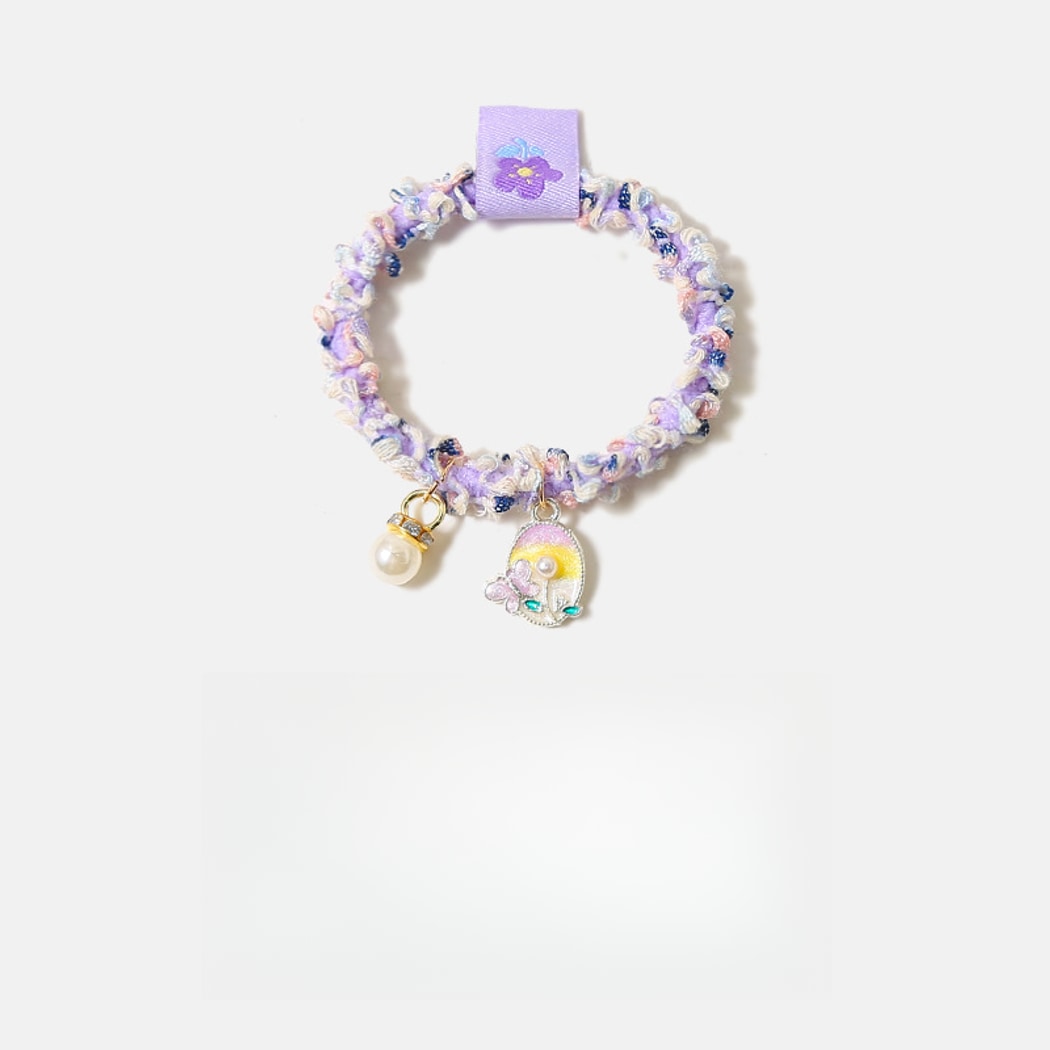 Gifty - Butterfly Flower Decorative Elastic Hair Tie