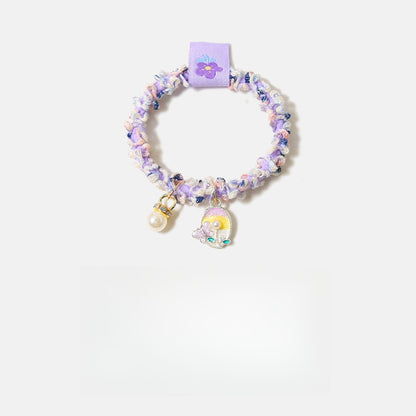 Gifty - Butterfly Flower Decorative Elastic Hair Tie