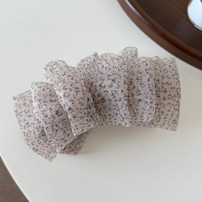 Beau - Colorful Leopard Print Banana Clip