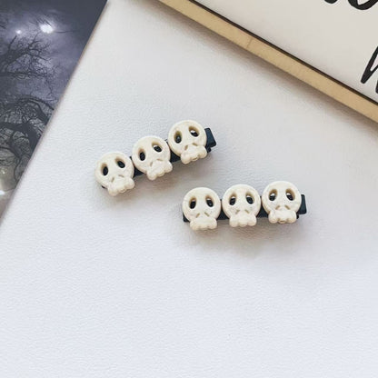 Beau - Halloween Skull Motif Side Barrette