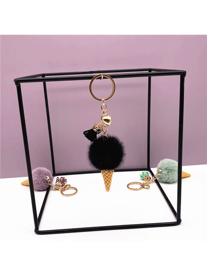 Keypus - Ice Cream Shaped Bag Charm Keychain
