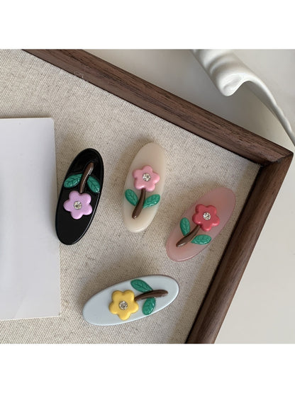 Beau - Elegant Oval Acetate Hair Clip