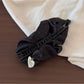 Gifty - Polka Dot Ruched Satin Finish Scrunchie