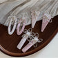 Beau - Beaded Flower Irregular Hair Clip