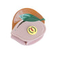 Beau - Peach Shaped Hair Claw Clip Acetate Material