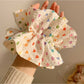 Gifty - Heart-Shaped Polka-Dotted Scrunchie