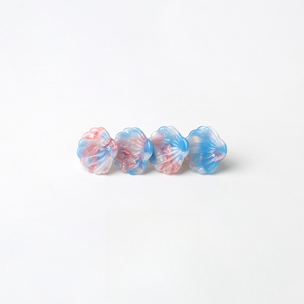 Beau - Sweet Acetate Scallop Motif Hair Clip