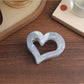 Beau - Iridescent Heart Shaped Claw Clip