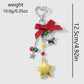 Keypus - Christmas Cute Bell Star Keychain