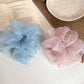 Gifty - Sweet Checked Print Pastel Scrunchie