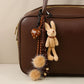 Keypus - Cartoon Rabbit Heart Pendant Bag Charm Keychain