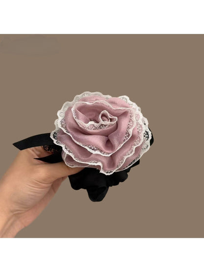 Gifty - Delicate Floral Embellished Hair Tie