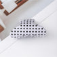 Beau - Retro Polka Dot Half Moon Claw Clip