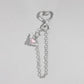 Keypus - Hollow Star and Heart Pendant Keychain
