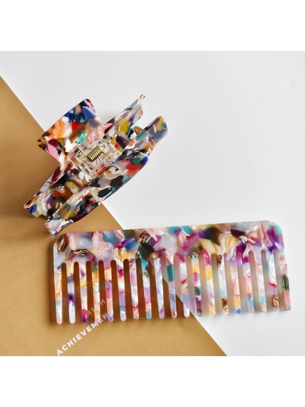 Beau - Hair Comb and Claw Clip 2 PCS Set