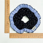 Gifty - Polka Dot Blue Plaid Lace Scrunchie