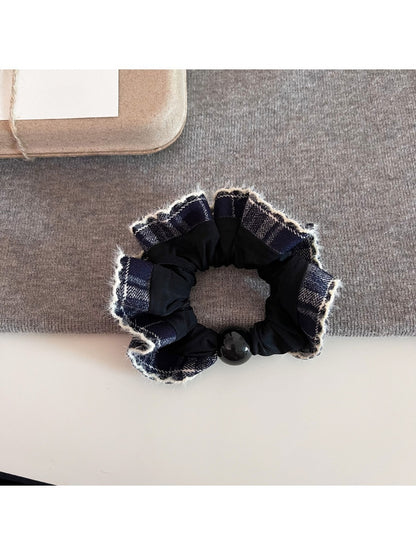 Gifty - Elegant Plaid Patchwork Scrunchie