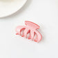 Beau - Glossy Geometric Openwork Claw Clip