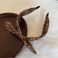 Gifty - Floral Knot Wide Band Polyester Fiber Headband