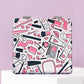 Mirroray - Cosmetics Theme Cartoon Print Compact Mirror