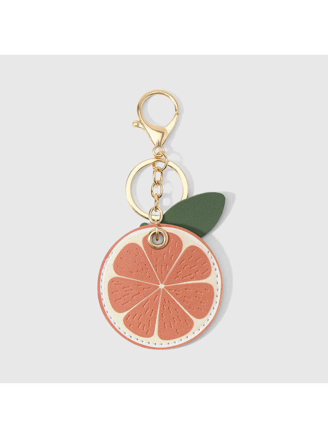 Keypus - Cute Faux Leather Fruit Key Ring Keychain