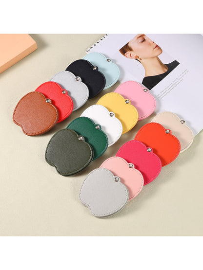 Mirroray - Apple Shaped Makeup Mirror Portable Rotating