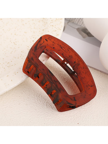 Beau - Brown Trendy Square Hair Clip