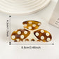 Beau - Butterfly Polka Dot Print Claw Clip