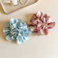 Gifty - Satin Flower Detail Polyester Scrunchie