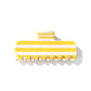 Beau - Rounded Striped Acetate Hair Claw Clip