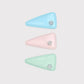 Beau - Elegant Triangular Floral Accent Hair Clip