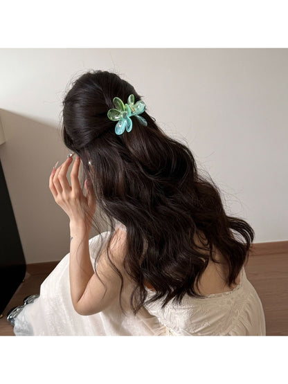 Beau - Glossy Gradient Starfish and Flower Claw Clip