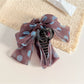 Beau - Polka Dot Mesh Bowknot Hair Claw Clip