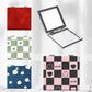 Mirroray - Checkered Pattern Folding Makeup Mirror